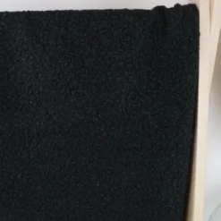 Tissu Lainage Bouclette - Noir