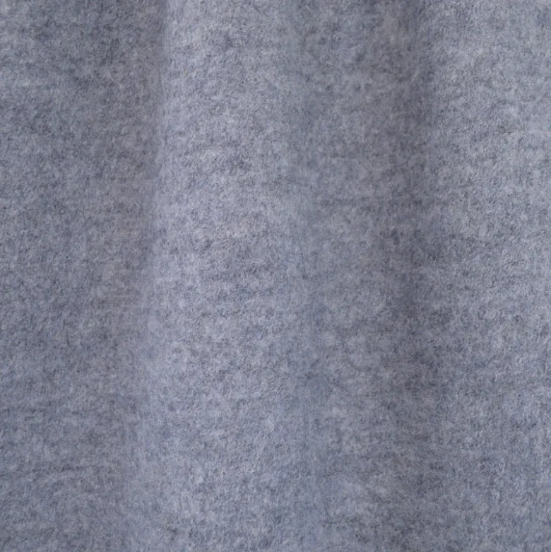 Tissu Laine bouillie coloris gris 100% laine - oeko-tex