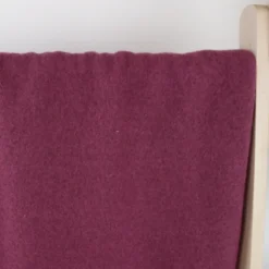 Tissu Laine bouillie coloris bordeaux 100% laine - oeko-tex