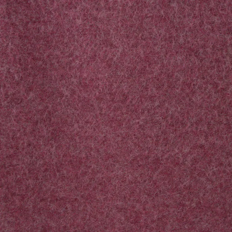 Tissu Laine bouillie coloris prune, burgundy 100% laine - oeko-tex