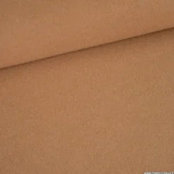 Tissu Laine bouillie 100% laine - coloris Camel