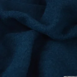 Tissu Laine bouillie 100% laine - coloris Pétrole foncé