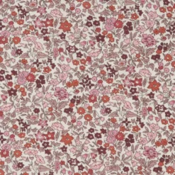 Tissu Liberty Ava B fleurs brique - OEKO TEX