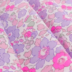 Tissu Liberty Betsy Fluo Lilas - OEKO TEX