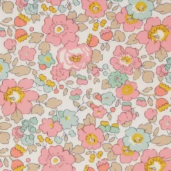 Tissu Liberty Betsy Rose et Vert Cupcake - OEKO TEX