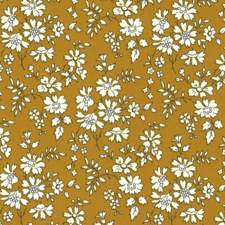 Tissu Liberty Capel Moutarde - OEKO TEX