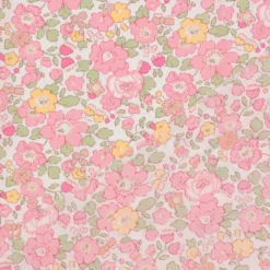 Tissu Liberty collection Betsy Métallic Rose - OEKO TEX
