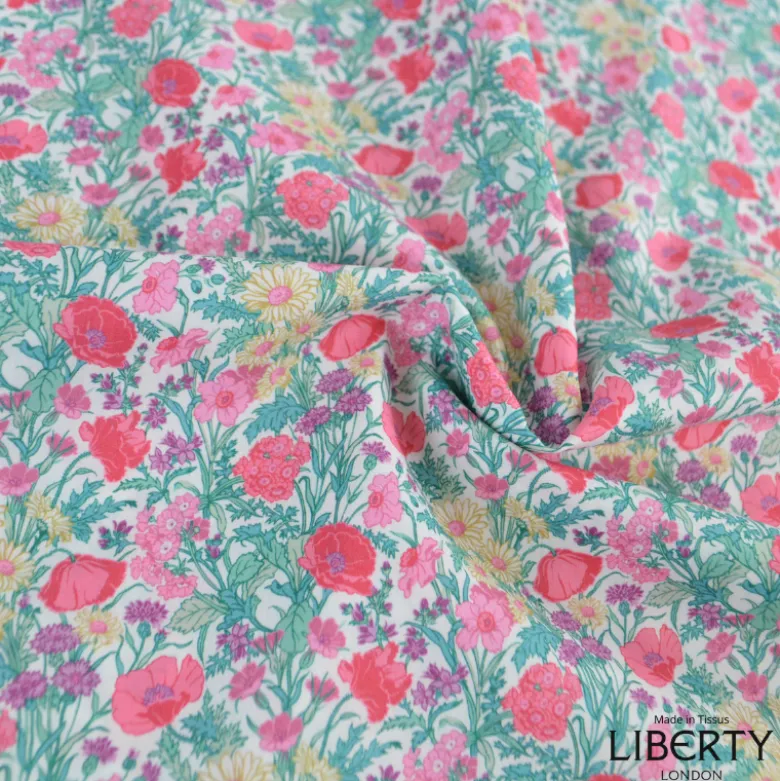 Tissu Liberty Florence May rose - OEKO TEX