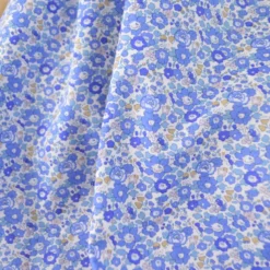 Tissu Liberty New Betsy Ann Bleu - OEKO TEX