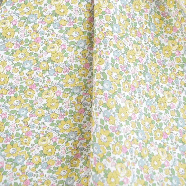 Tissu Liberty New Betsy Ann Lemon - OEKO TEX