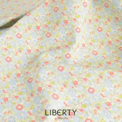 Tissu Liberty New Betsy Ann Vert d'eau - OEKO TEX