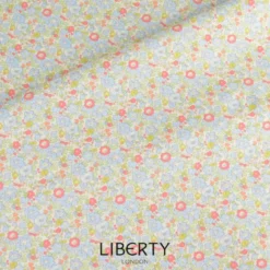 Tissu Liberty New Betsy Ann Vert d'eau - OEKO TEX