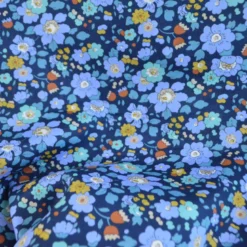 Tissu Liberty of London - Betsy Meadow bleu marine