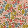 Tissu Liberty Poppy and Daisy rose et moutarde - OEKO TEX