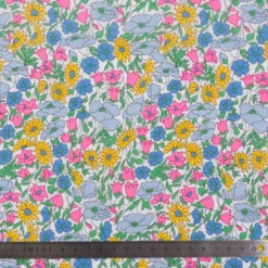 Tissu Liberty Poppy and Daisy Stabilo Fluo - OEKO TEX