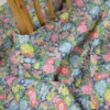 Tissu Liberty Tana Lawn Clare Rich fond bleu - OEKO TEX