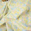 Tissu Liberty Tana Lawn - Meadowland jaune et rose - OEKO TEX