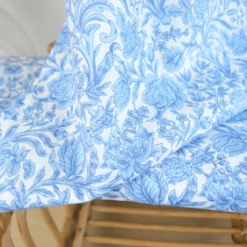 Tissu Liberty Tana Lawn - Sambourne - Bleu Perle