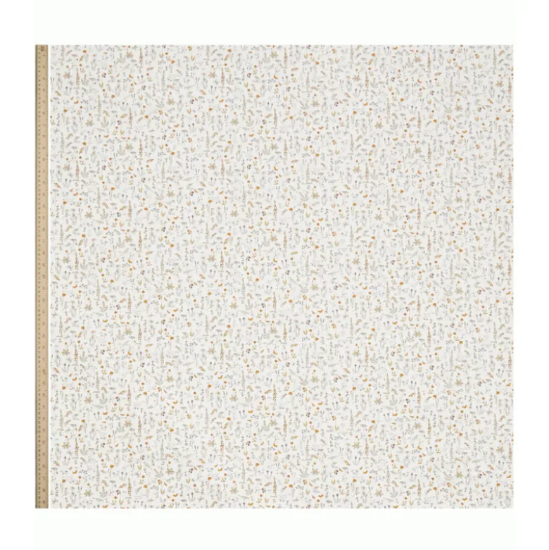 Tissu Liberty Theo Ocre Tana Lawn - OEKO TEX