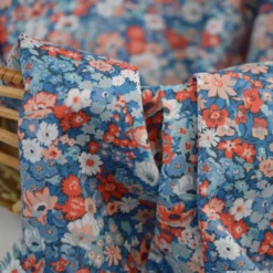Tissu Liberty Thorpe Hill B bleu - OEKO TEX