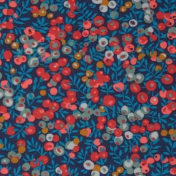 Tissu Liberty Wiltshire fond Bleu - édition 40 ans - OEKO TEX