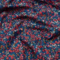 Tissu Liberty Wiltshire fond Bleu - édition 40 ans - OEKO TEX