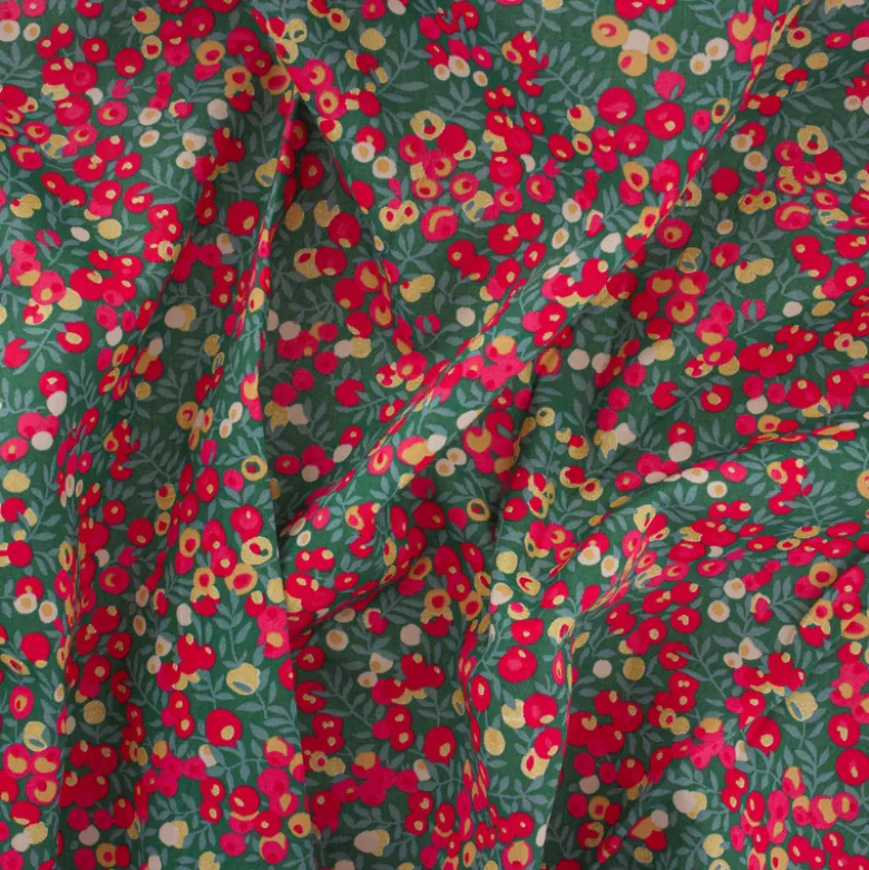 Tissu Liberty Wiltshire Glitter bouteille et Or