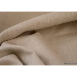 Tissu Lin BEIGE CLAIR