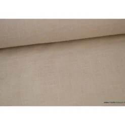 Tissu Lin BEIGE CLAIR