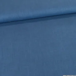 Tissu Lin coloris Bleu Denim
