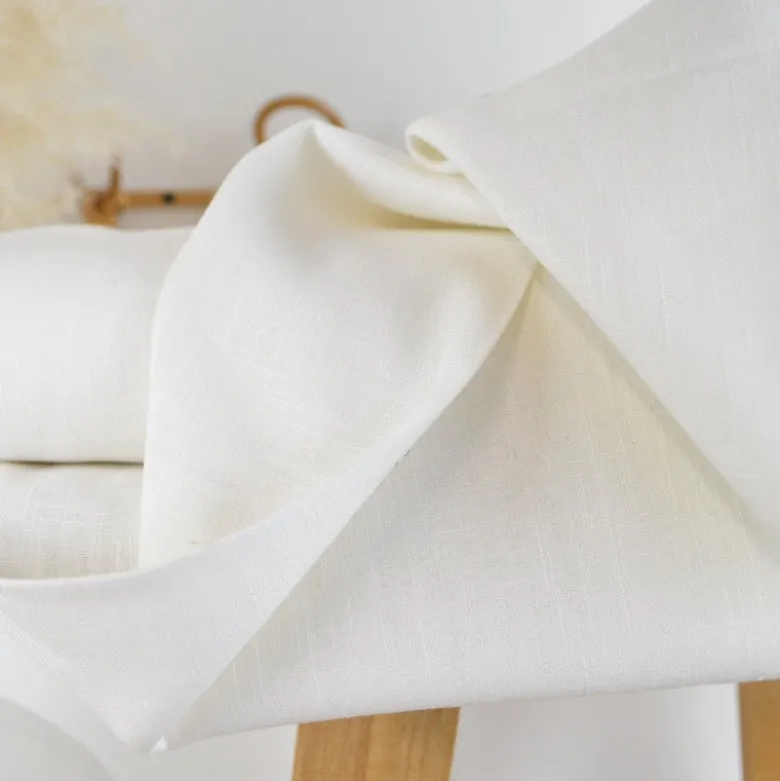 Tissu lin Fabrizio - Blanc cassé