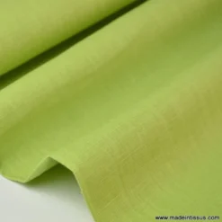 Tissu Lin fenouil pour confection