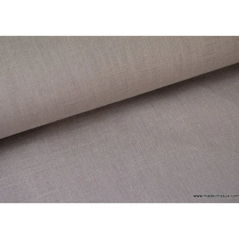 Tissu Lin gris pour confection