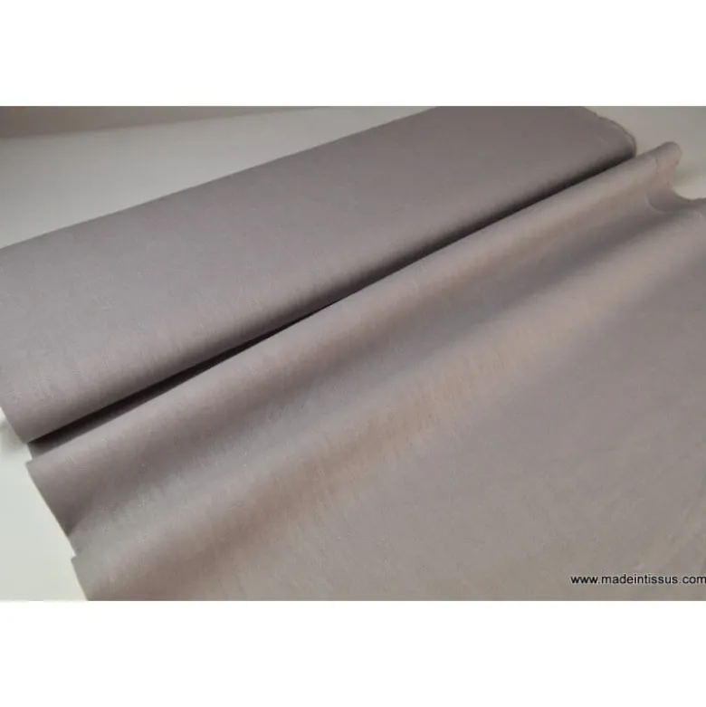 Tissu Lin gris pour confection