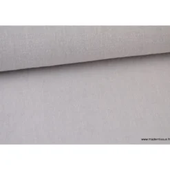 Tissu Lin Lavé Gris