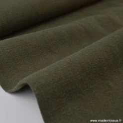 Tissu Lin Lavé Kaki