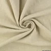 Tissu lin lavé Made in france en grande largeur coloris écru chiné.
