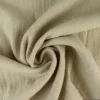 Tissu lin lavé made in france, grande laize coloris naturel.