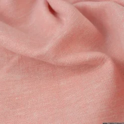 Tissu Lin Lavé Rose