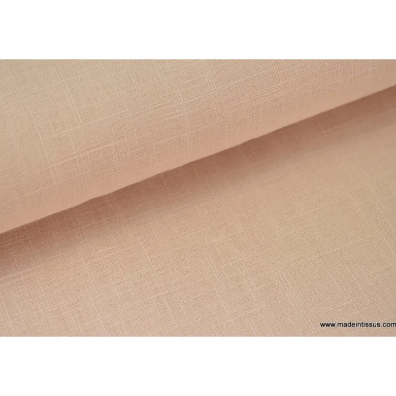 Tissu Linrose poudré pour confection