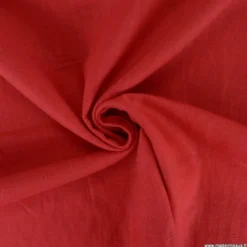 Tissu Lin rouge hermès