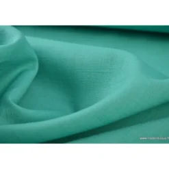 Tissu Linvert emeraude pour confection