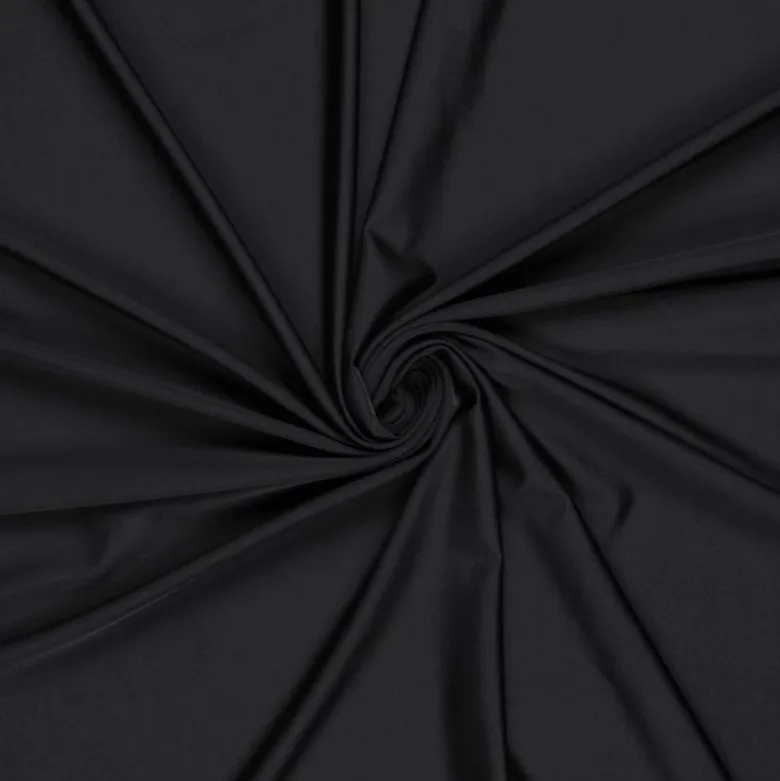 Tissu lycra Noir - maillot de bain ou legging