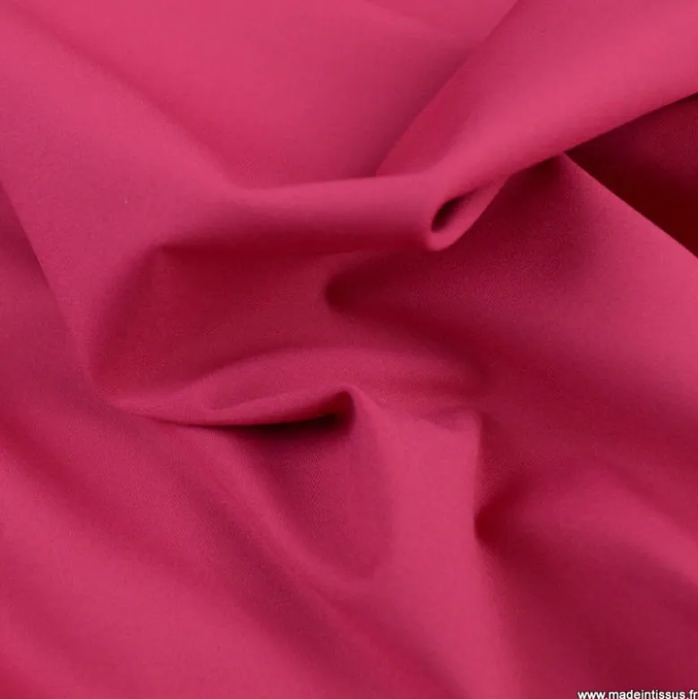 Tissu maille double stretch haut de gamme fuchsia