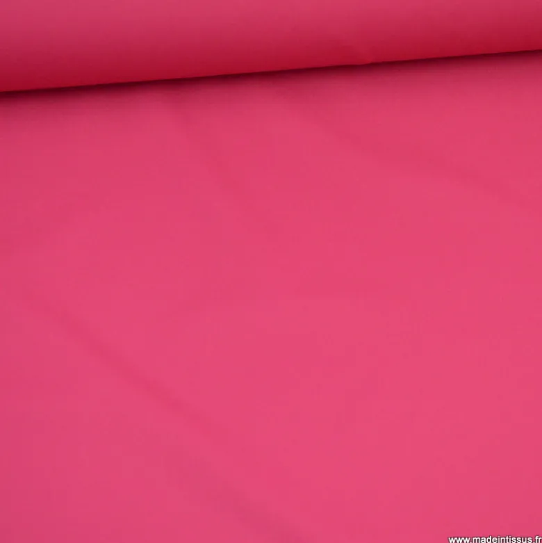 Tissu maille double stretch haut de gamme fuchsia