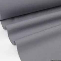 Tissu maille double stretch haut de gamme gris galene