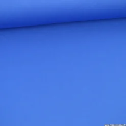 Tissu maille jersey interlock polyester bleu