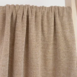 Tissu maille Lurex tricot coloris Beige