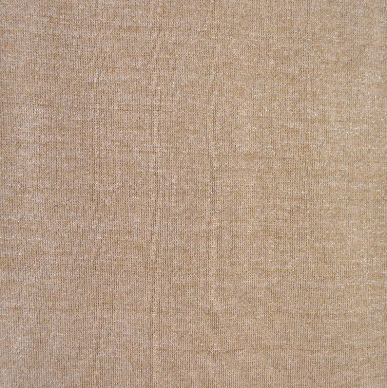 Tissu maille Lurex tricot coloris Beige