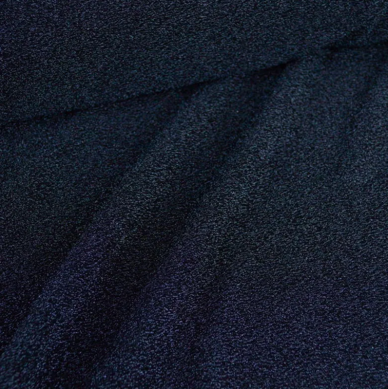 Tissu maille pailleté Aurora Bleu nuit